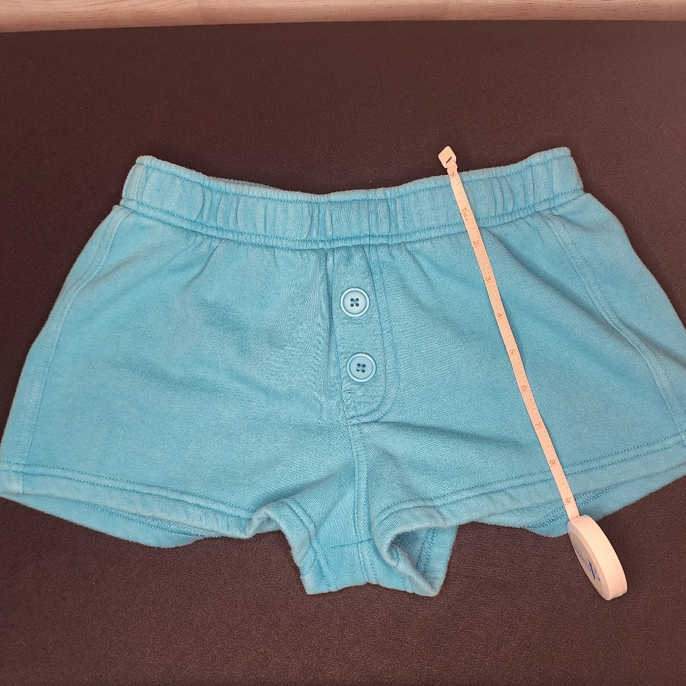 Blue Buttoned Shorts - Picture 9 of 9